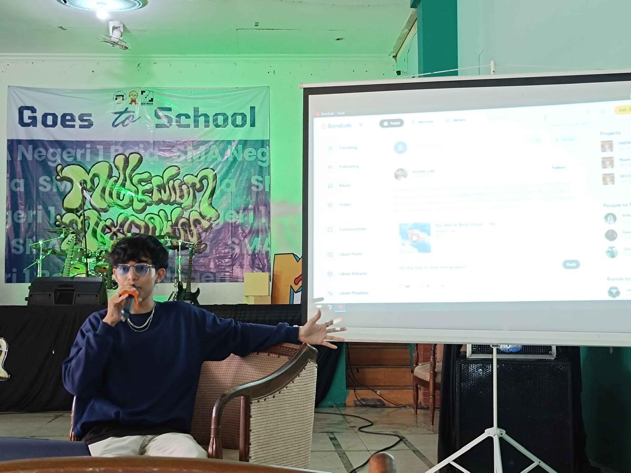 Goes to School